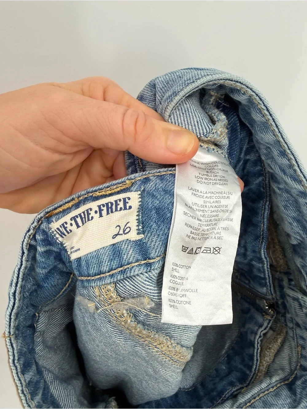 Free People x We The Free Midnight Sun Denim Skort | First Love | 26